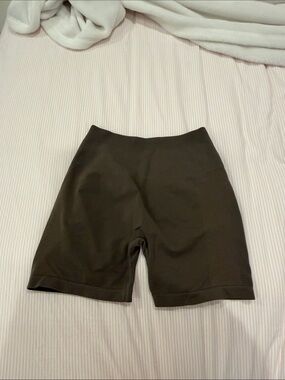 Alphalete Women's Athletic Shorts in Dark Olive